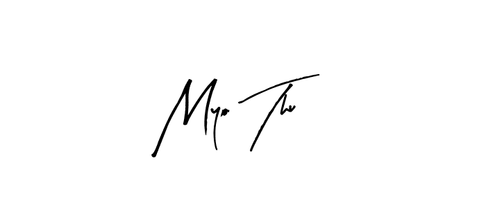 if you are searching for the best signature style for your name Myo Thu. so please give up your signature search. here we have designed multiple signature styles  using Arty Signature. Myo Thu signature style 8 images and pictures png