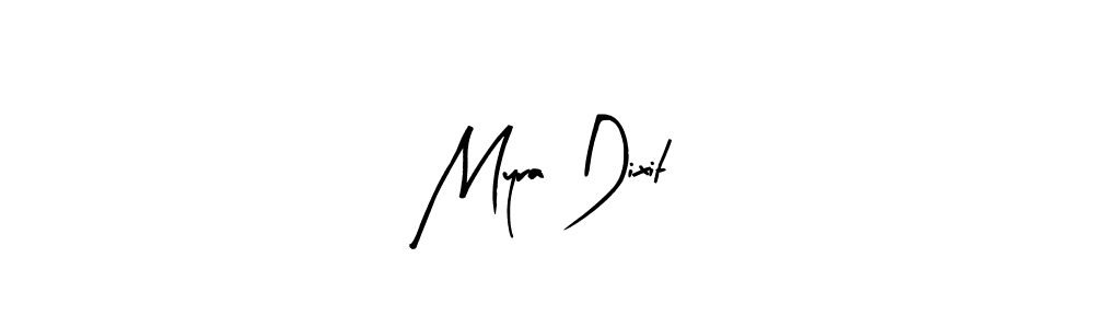 The best way (Arty Signature) to make a short signature is to pick only two or three words in your name. The name Myra Dixit include a total of six letters. For converting this name. Myra Dixit signature style 8 images and pictures png