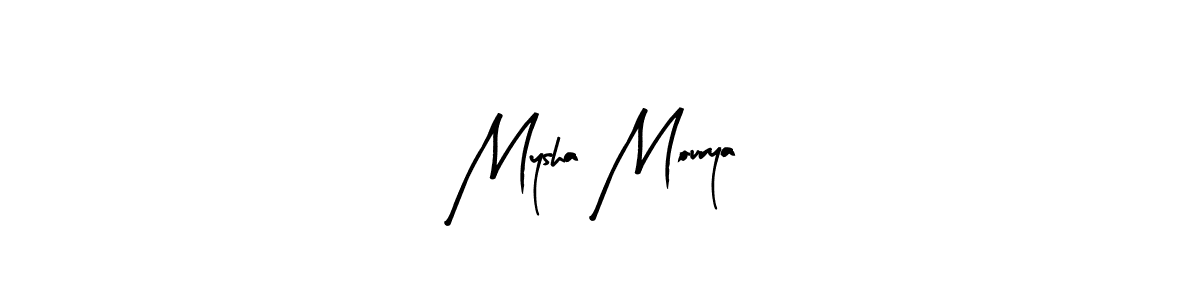 You should practise on your own different ways (Arty Signature) to write your name (Mysha Mourya) in signature. don't let someone else do it for you. Mysha Mourya signature style 8 images and pictures png