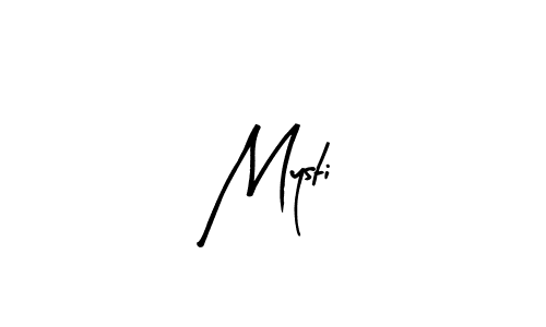 Similarly Arty Signature is the best handwritten signature design. Signature creator online .You can use it as an online autograph creator for name Mysti. Mysti signature style 8 images and pictures png