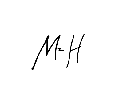 How to make Mz H name signature. Use Arty Signature style for creating short signs online. This is the latest handwritten sign. Mz H signature style 8 images and pictures png