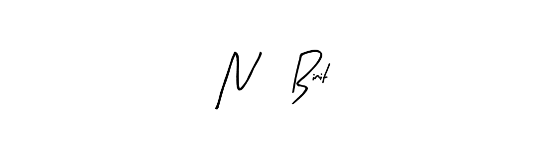 Once you've used our free online signature maker to create your best signature Arty Signature style, it's time to enjoy all of the benefits that N     Binit name signing documents. N     Binit signature style 8 images and pictures png
