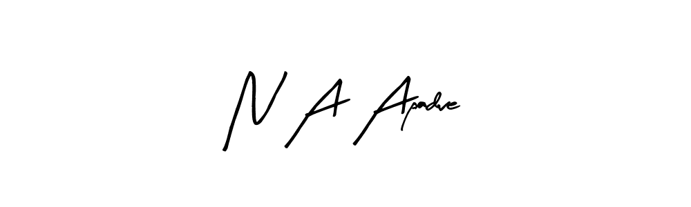 How to make N A Apadve signature? Arty Signature is a professional autograph style. Create handwritten signature for N A Apadve name. N A Apadve signature style 8 images and pictures png