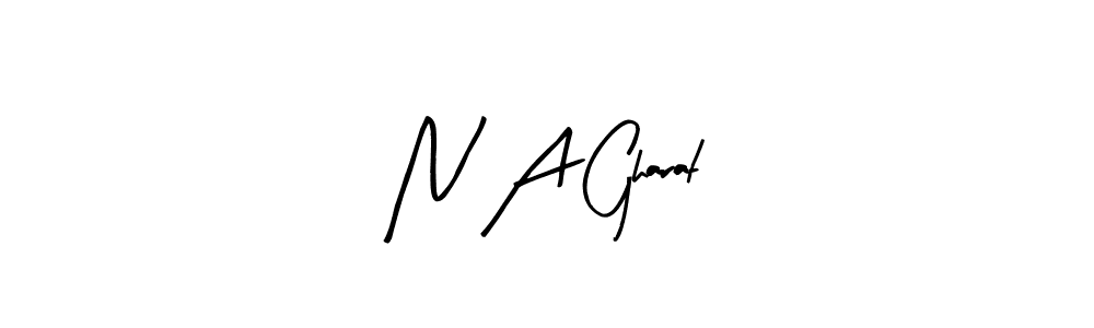 Design your own signature with our free online signature maker. With this signature software, you can create a handwritten (Arty Signature) signature for name N A Gharat. N A Gharat signature style 8 images and pictures png
