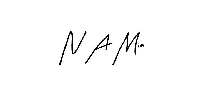 Make a beautiful signature design for name N A Mia. Use this online signature maker to create a handwritten signature for free. N A Mia signature style 8 images and pictures png