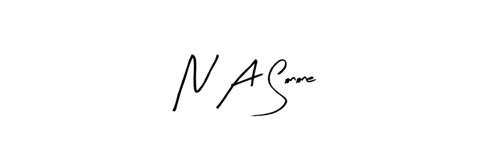 How to Draw N A Sonone signature style? Arty Signature is a latest design signature styles for name N A Sonone. N A Sonone signature style 8 images and pictures png