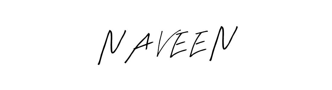 You should practise on your own different ways (Arty Signature) to write your name (N A V E E N) in signature. don't let someone else do it for you. N A V E E N signature style 8 images and pictures png