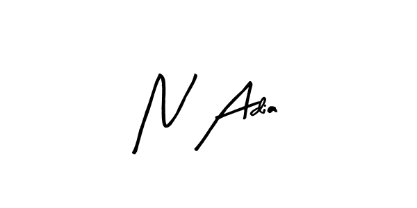 How to Draw N Adia signature style? Arty Signature is a latest design signature styles for name N Adia. N Adia signature style 8 images and pictures png