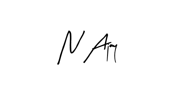 Once you've used our free online signature maker to create your best signature Arty Signature style, it's time to enjoy all of the benefits that N Ajay name signing documents. N Ajay signature style 8 images and pictures png
