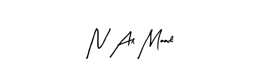 You should practise on your own different ways (Arty Signature) to write your name (N Al Maadi) in signature. don't let someone else do it for you. N Al Maadi signature style 8 images and pictures png
