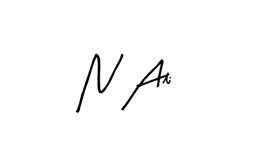 N Ali stylish signature style. Best Handwritten Sign (Arty Signature) for my name. Handwritten Signature Collection Ideas for my name N Ali. N Ali signature style 8 images and pictures png