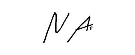 Transform the name N As into a signature masterpiece using Arty Signature font. Ideal for photographers, artists, and creators looking for watermarks. N As signature style 8 images and pictures png