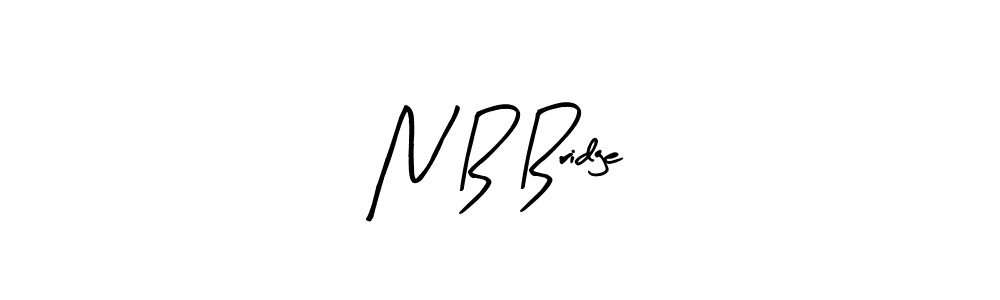 You should practise on your own different ways (Arty Signature) to write your name (N B Bridge) in signature. don't let someone else do it for you. N B Bridge signature style 8 images and pictures png