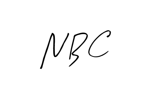 How to make N B C signature? Arty Signature is a professional autograph style. Create handwritten signature for N B C name. N B C signature style 8 images and pictures png