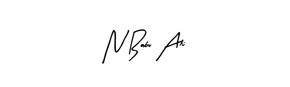 It looks lik you need a new signature style for name N Babu Ali. Design unique handwritten (Arty Signature) signature with our free signature maker in just a few clicks. N Babu Ali signature style 8 images and pictures png