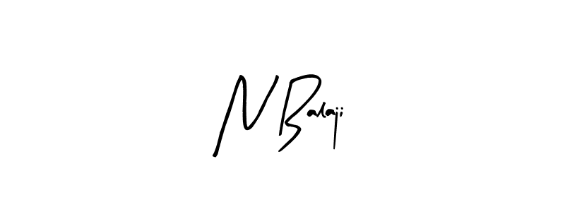 Here are the top 10 professional signature styles for the name N Balaji. These are the best autograph styles you can use for your name. N Balaji signature style 8 images and pictures png