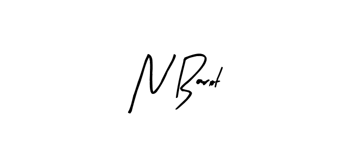 Here are the top 10 professional signature styles for the name N Barot. These are the best autograph styles you can use for your name. N Barot signature style 8 images and pictures png