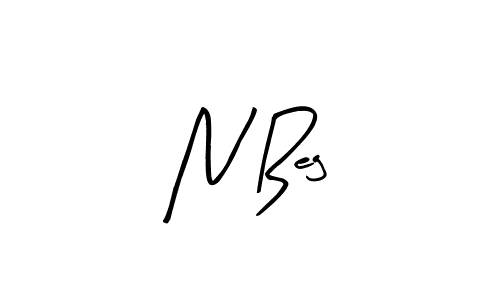 Arty Signature is a professional signature style that is perfect for those who want to add a touch of class to their signature. It is also a great choice for those who want to make their signature more unique. Get N Beg name to fancy signature for free. N Beg signature style 8 images and pictures png