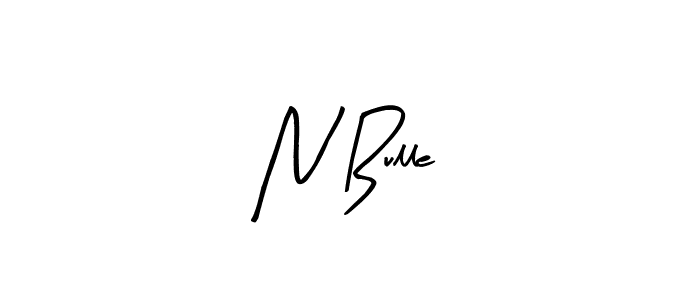 Make a beautiful signature design for name N Bulle. With this signature (Arty Signature) style, you can create a handwritten signature for free. N Bulle signature style 8 images and pictures png