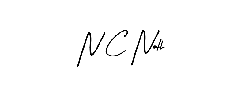 Design your own signature with our free online signature maker. With this signature software, you can create a handwritten (Arty Signature) signature for name N C Nath. N C Nath signature style 8 images and pictures png