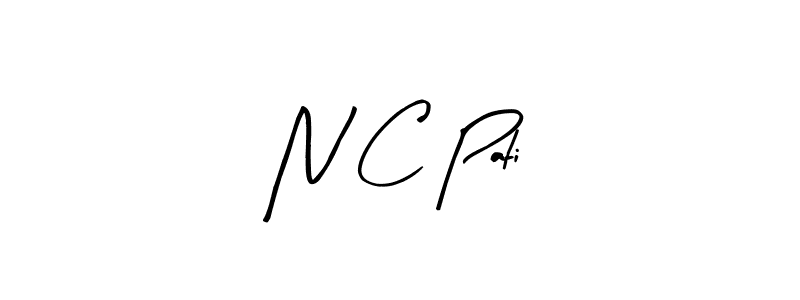 Make a beautiful signature design for name N C Pati. Use this online signature maker to create a handwritten signature for free. N C Pati signature style 8 images and pictures png