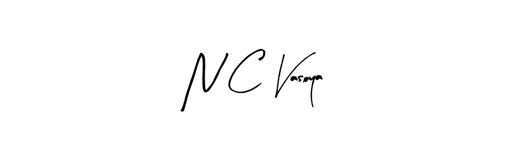 You can use this online signature creator to create a handwritten signature for the name N C Vasoya. This is the best online autograph maker. N C Vasoya signature style 8 images and pictures png
