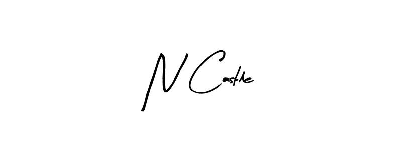 Make a beautiful signature design for name N Castle. With this signature (Arty Signature) style, you can create a handwritten signature for free. N Castle signature style 8 images and pictures png