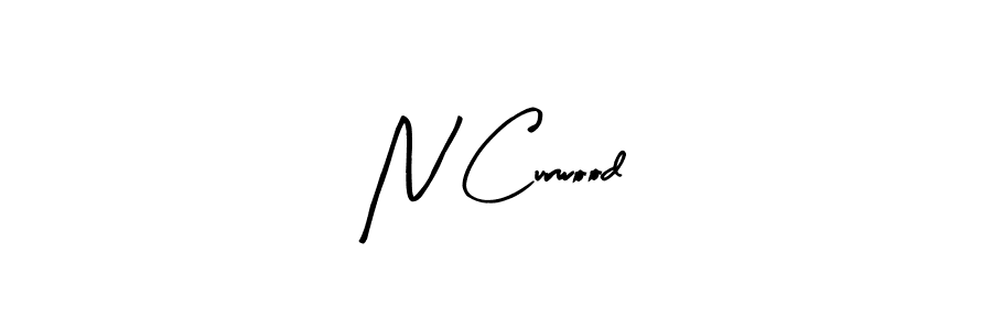 The best way (Arty Signature) to make a short signature is to pick only two or three words in your name. The name N Curwood include a total of six letters. For converting this name. N Curwood signature style 8 images and pictures png