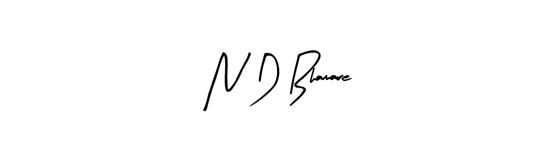 if you are searching for the best signature style for your name N D Bhamare. so please give up your signature search. here we have designed multiple signature styles  using Arty Signature. N D Bhamare signature style 8 images and pictures png