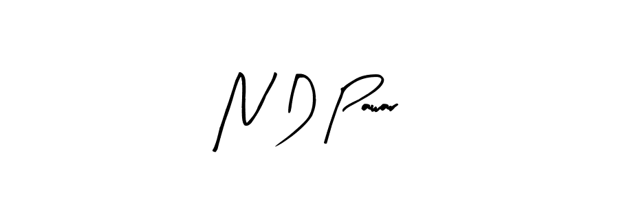 Design your own signature with our free online signature maker. With this signature software, you can create a handwritten (Arty Signature) signature for name N D Pawar. N D Pawar signature style 8 images and pictures png