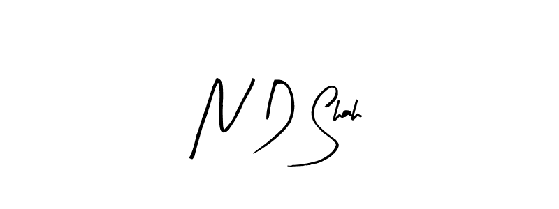 Similarly Arty Signature is the best handwritten signature design. Signature creator online .You can use it as an online autograph creator for name N D Shah. N D Shah signature style 8 images and pictures png