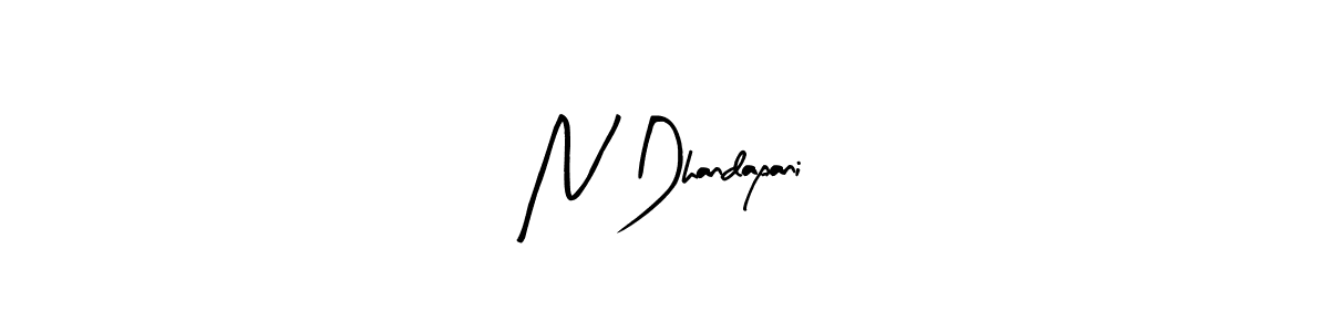 Similarly Arty Signature is the best handwritten signature design. Signature creator online .You can use it as an online autograph creator for name N Dhandapani. N Dhandapani signature style 8 images and pictures png