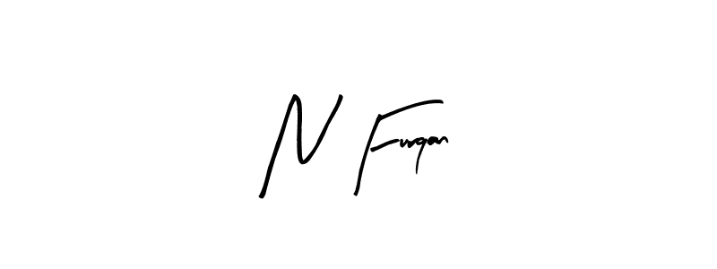 How to make N Furqan name signature. Use Arty Signature style for creating short signs online. This is the latest handwritten sign. N Furqan signature style 8 images and pictures png