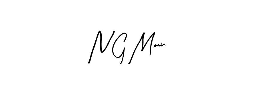 How to make N G Momin signature? Arty Signature is a professional autograph style. Create handwritten signature for N G Momin name. N G Momin signature style 8 images and pictures png