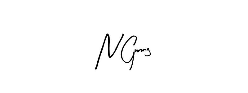 Use a signature maker to create a handwritten signature online. With this signature software, you can design (Arty Signature) your own signature for name N Gurung. N Gurung signature style 8 images and pictures png