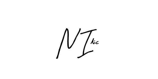 How to Draw N Ilic signature style? Arty Signature is a latest design signature styles for name N Ilic. N Ilic signature style 8 images and pictures png