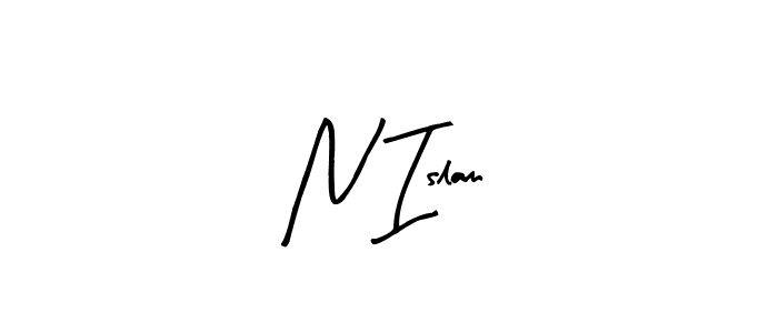 Here are the top 10 professional signature styles for the name N Islam. These are the best autograph styles you can use for your name. N Islam signature style 8 images and pictures png