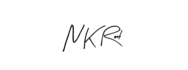 You should practise on your own different ways (Arty Signature) to write your name (N K Rout) in signature. don't let someone else do it for you. N K Rout signature style 8 images and pictures png