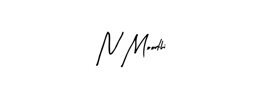 How to make N Moorthi name signature. Use Arty Signature style for creating short signs online. This is the latest handwritten sign. N Moorthi signature style 8 images and pictures png