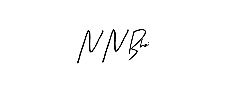 Also You can easily find your signature by using the search form. We will create N N Bhoi name handwritten signature images for you free of cost using Arty Signature sign style. N N Bhoi signature style 8 images and pictures png