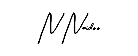 Designed for modern professionals: N Naidoo name signature crafted with Arty Signature script. Ready for digital PDF workflows. N Naidoo signature style 8 images and pictures png