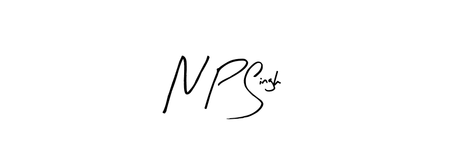 The best way (Arty Signature) to make a short signature is to pick only two or three words in your name. The name N P Singh include a total of six letters. For converting this name. N P Singh signature style 8 images and pictures png