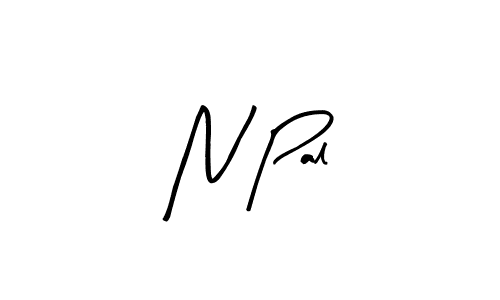 Also we have N Pal name is the best signature style. Create professional handwritten signature collection using Arty Signature autograph style. N Pal signature style 8 images and pictures png