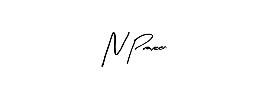 N Praveen stylish signature style. Best Handwritten Sign (Arty Signature) for my name. Handwritten Signature Collection Ideas for my name N Praveen. N Praveen signature style 8 images and pictures png