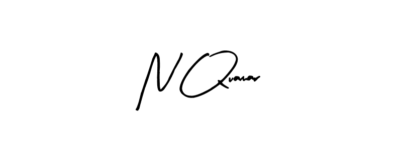 Also we have N Quamar name is the best signature style. Create professional handwritten signature collection using Arty Signature autograph style. N Quamar signature style 8 images and pictures png