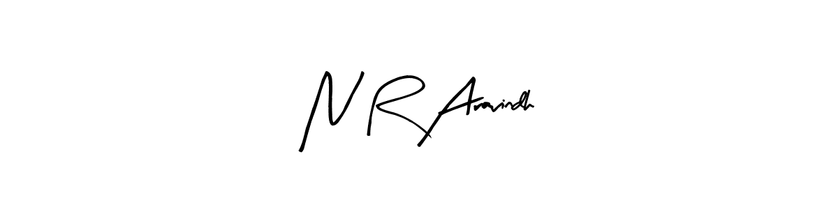 You can use this online signature creator to create a handwritten signature for the name N R Aravindh. This is the best online autograph maker. N R Aravindh signature style 8 images and pictures png