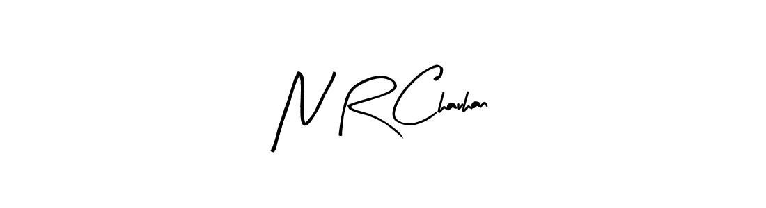 You should practise on your own different ways (Arty Signature) to write your name (N R Chauhan) in signature. don't let someone else do it for you. N R Chauhan signature style 8 images and pictures png