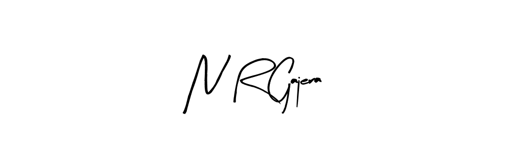 Use a signature maker to create a handwritten signature online. With this signature software, you can design (Arty Signature) your own signature for name N R Gajera. N R Gajera signature style 8 images and pictures png