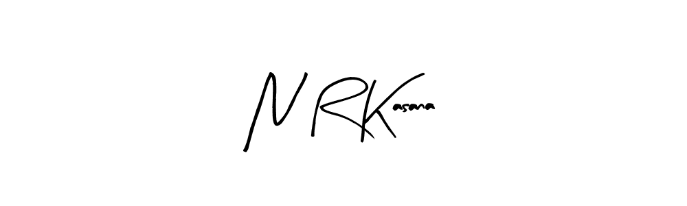 How to make N R Kasana signature? Arty Signature is a professional autograph style. Create handwritten signature for N R Kasana name. N R Kasana signature style 8 images and pictures png