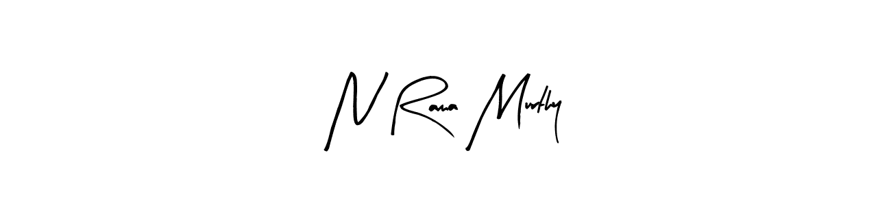 Make a beautiful signature design for name N Rama Murthy. Use this online signature maker to create a handwritten signature for free. N Rama Murthy signature style 8 images and pictures png